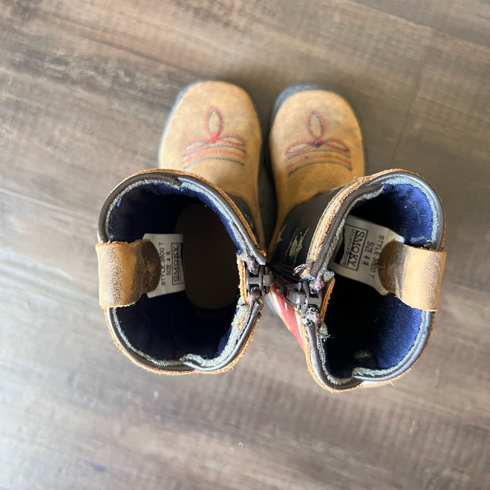 Kids Star-Spangled Western Boots - Picture 6 of 7